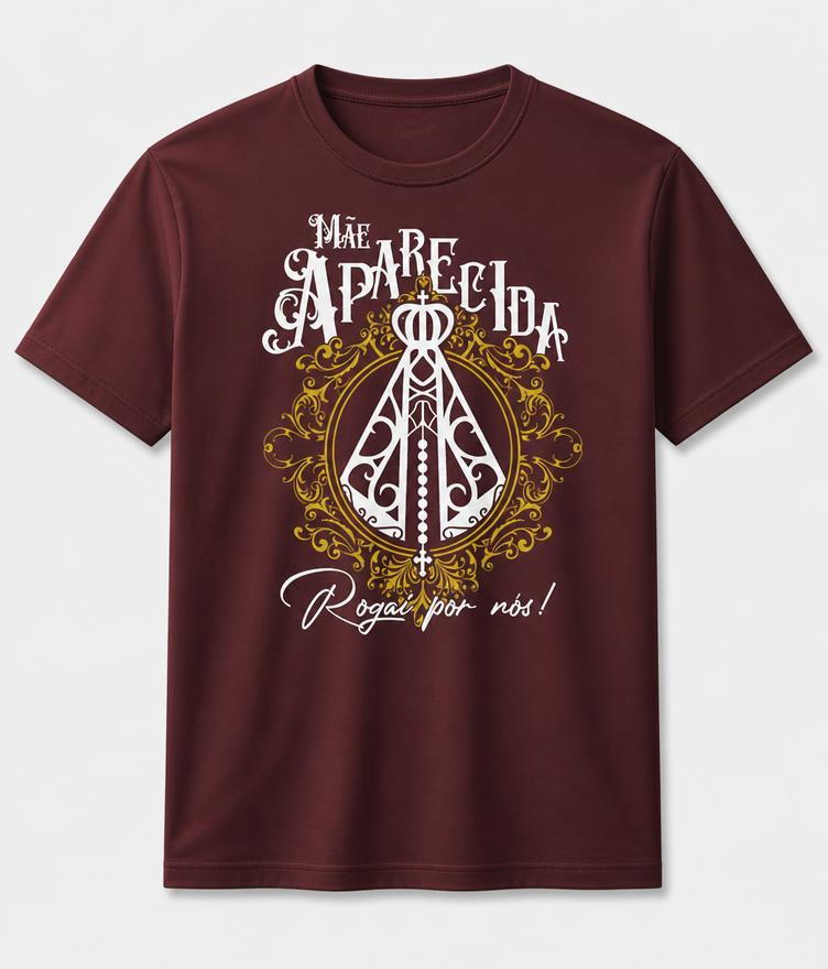 Camisa Mâe Aparecida Rogai por Nois