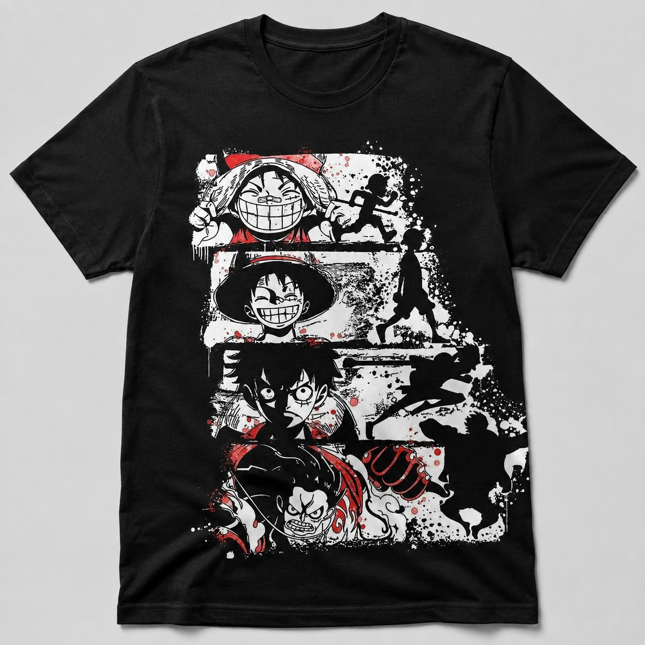 Camiseta One Piece Cenas Épicas – Estampa Frontal