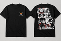 Camiseta One Piece Cenas Épicas – Frente e Costas