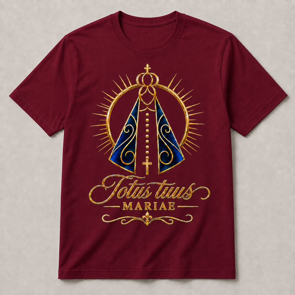Camiseta Totus Tuus Mariae – Nossa Senhora Aparecida