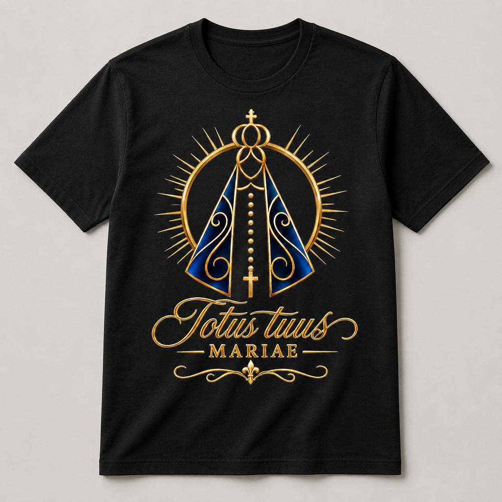 Camiseta Totus Tuus Mariae – Nossa Senhora Aparecida
